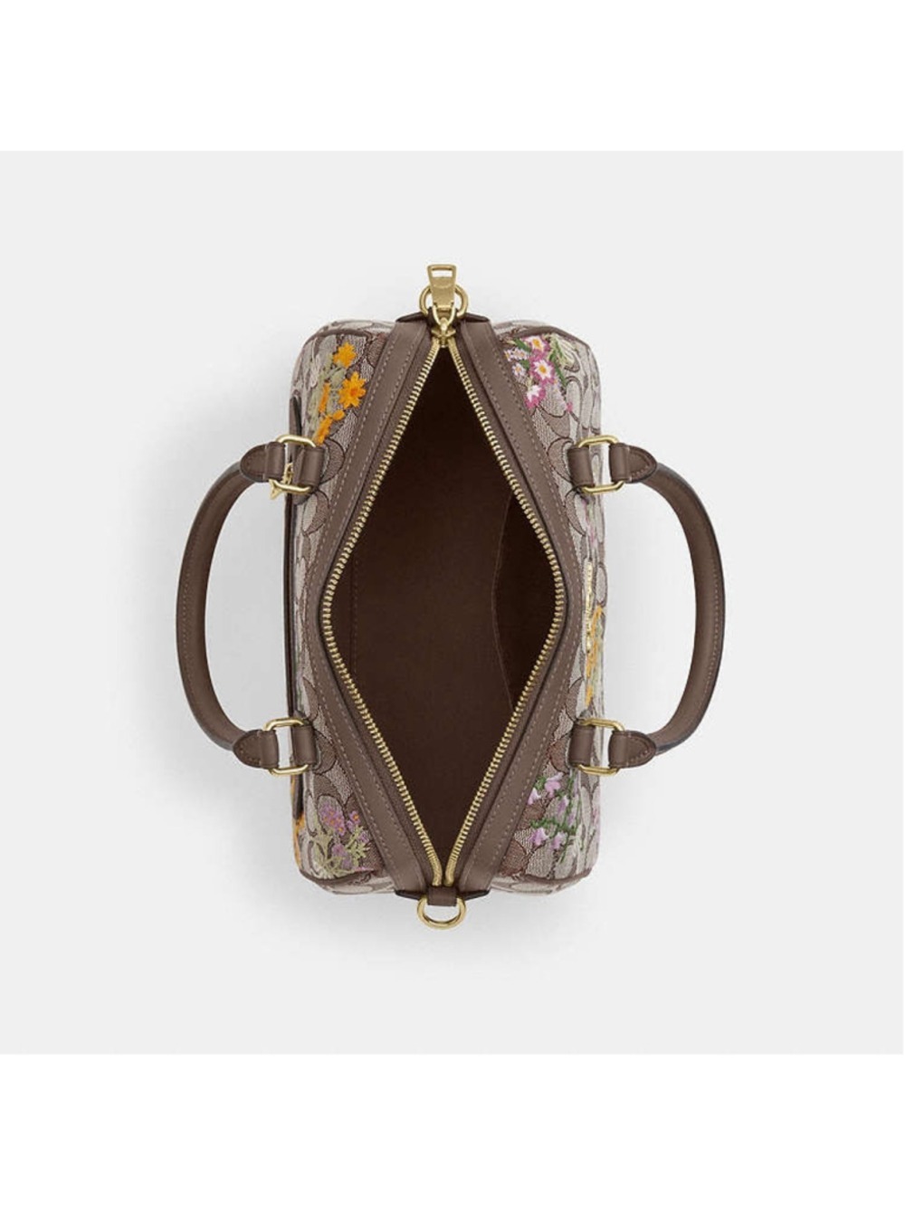 NEW Coach Rowan Crossbody Floral Embroidered Signature Jacquard CDZ01 NWT - Picture 6 of 12